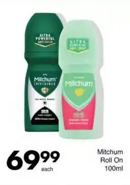 Save Mitchum Roll On offer