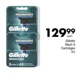 Save Gillette Mach 3 Cartridges offer