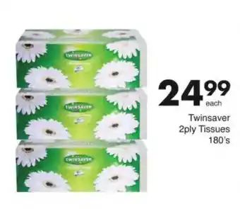 Save Twinsaver 2ply Tissues offer