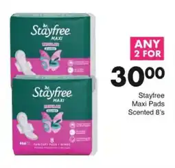 Save Stayfree Maxi Pads Scented offer