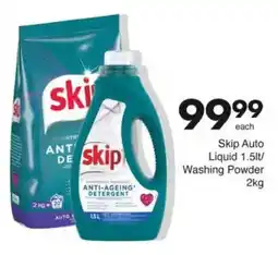 Save Skip Auto Liquid/ Washing Powder offer