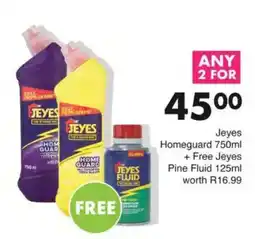 Save Jeyes Homeguard Pine Fluid offer