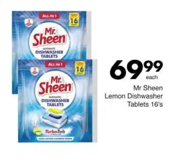 Save Mr Sheen Lemon Dishwasher Tablets offer