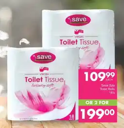 Save Save 2ply Toilet Rolls offer