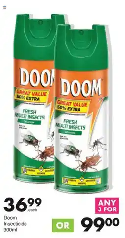 Save Doom Insecticide offer