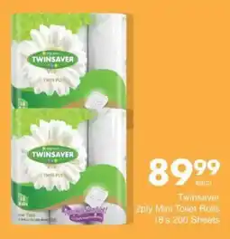 Save Twinsaver 2ply Mini Toilet Rolls offer