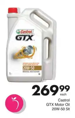 Save Castrol GTX Motor Oil 20W-50 offer