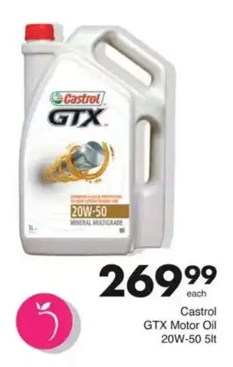 Save Castrol GTX Motor Oil 20W-50 offer