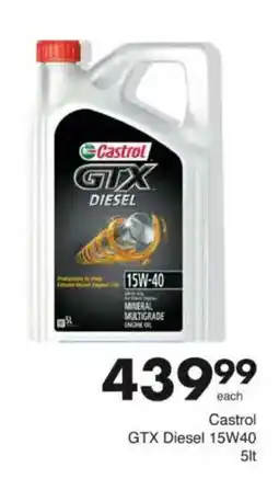 Save Castrol GTX Diesel 15W40 offer