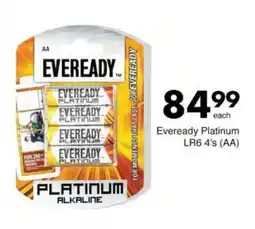 Save Eveready Platinum LR6 (AA) offer