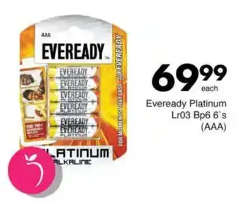 Save Eveready Platinum Lr03 Bp6 (AAA) offer