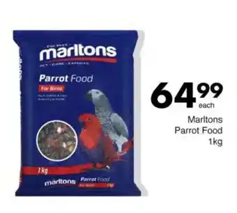 Save Marltons Parrot Food offer