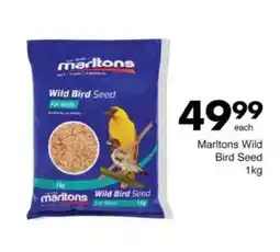 Save Marltons Wild Bird Seed offer