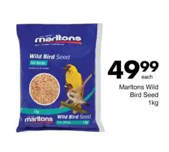 Save Marltons Wild Bird Seed offer