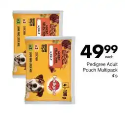 Save Pedigree Adult Pouch Multipack offer