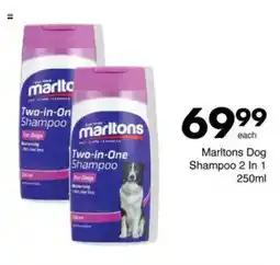 Save Marltons Dog Shampoo 2 In 1 offer