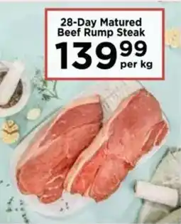 Food Lover's Market 28-Day Matured Beef Rump Steak offer