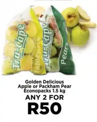 Food Lover's Market Golden Delicious Apple or Packham Pear Econopacks offer