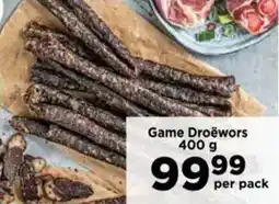 Food Lover's Market Game Droëwors offer