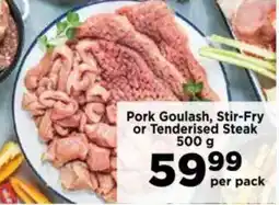 Food Lover's Market Pork Goulash, Stir-Fry or Tenderised Steak offer