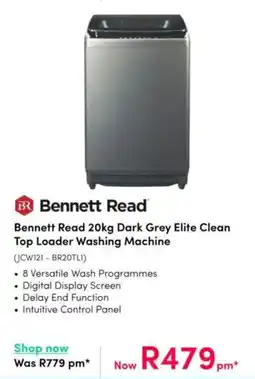 Teljoy Bennett Read Dark Grey Elite Clean Top Loader Washing Machine offer