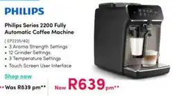 Teljoy Philips Series 2200 Fully Automatic Coffee Machine offer