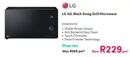 Teljoy LG Black Smog Grill Microwave offer