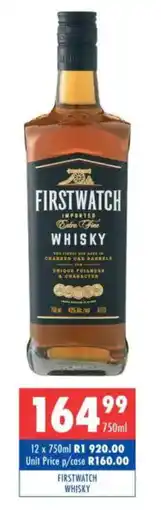 Ultra Liquors Firstwatch whisky offer