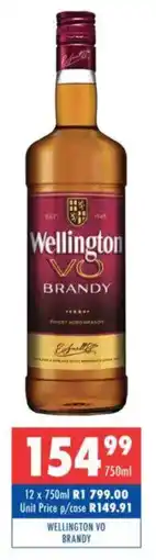 Ultra Liquors Wellington vo brandy offer