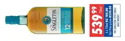 Ultra Liquors The singleton 12yo single malt whisky offer