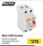 Builders Warehouse Major Tech Mini USB Socket offer