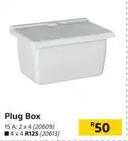 Plug Box 15A 2 x 4