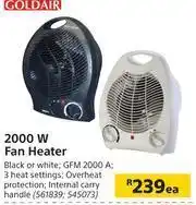 Builders Warehouse Goldair 2000W Fan Heater-Each offer
