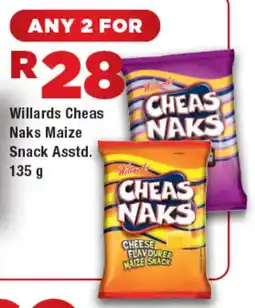 OK Express Willards Cheas Naks Maize Snack Asstd. offer