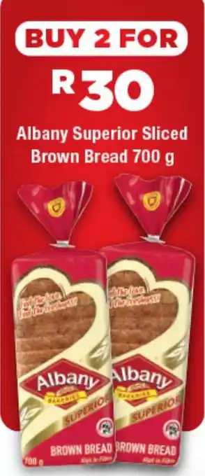 OK Express Albany Superior Sliced Brown Bread offer