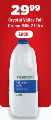 OK Express Crystal Valley Full Cream Milk offer