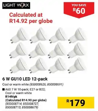 Builders Express 6 W GU10 LED offer