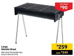 Builders Express Large Metalix Braai offer