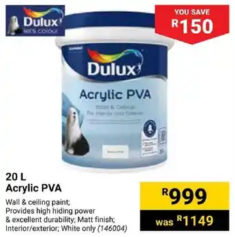 Builders Express Dulux Acrylic PVA offer