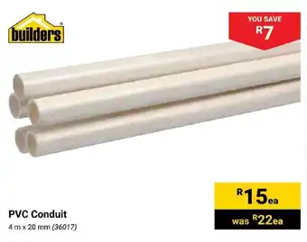 Builders Express PVC Conduit offer