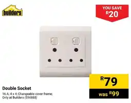 Builders Express Double Socket offer