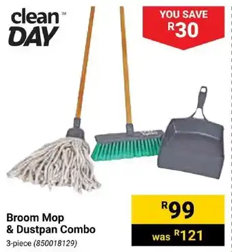 Builders Express Broom Mop & Dustpan Combo offer