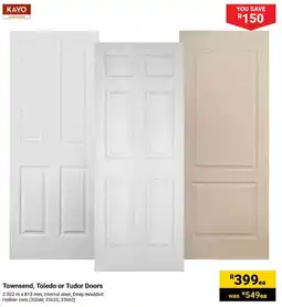 Builders Express Townsend, Toledo or Tudor Doors offer