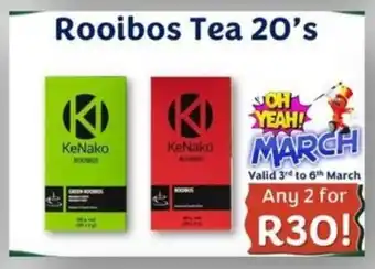 Foodeez KeNako Rooibos Tea offer