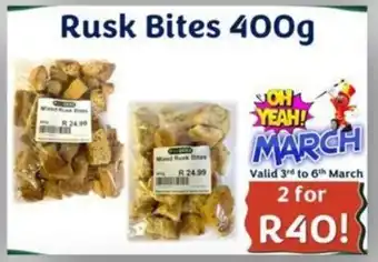 Foodeez Rusk Bites offer