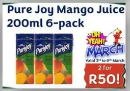 Foodeez Pure Joy Mango Juice offer