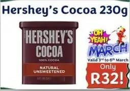 Foodeez Hershey's Cocoa offer