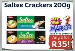 Foodeez Saltee Crackers offer