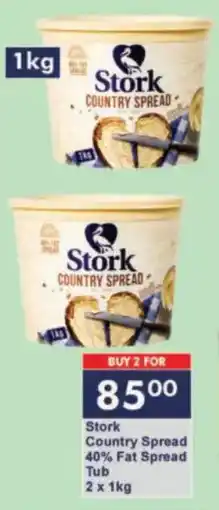 President Hyper Stork Country Spread 40% Fat Spread Tub offer