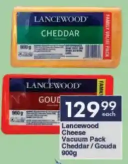 President Hyper Lancewood Cheese Vacuum Pack Cheddar/Gouda offer